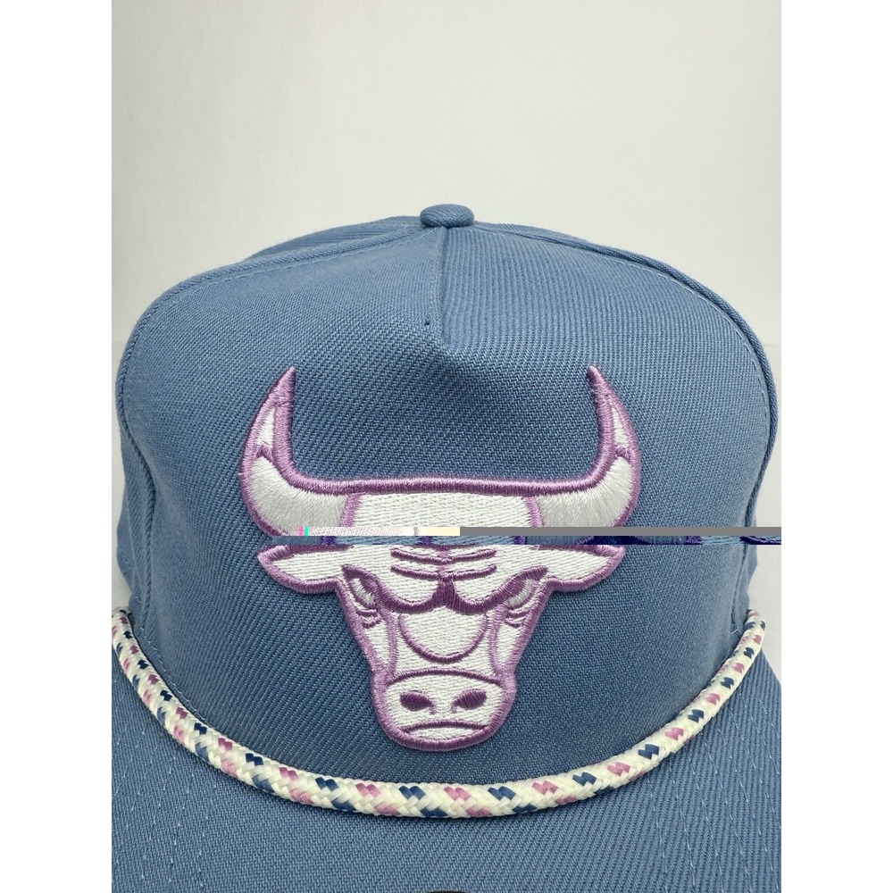 Chicago Bulls NWT New Era Golfer Hat Adjustable Snapback Baby Blue Rope NBA - Picture 6 of 9